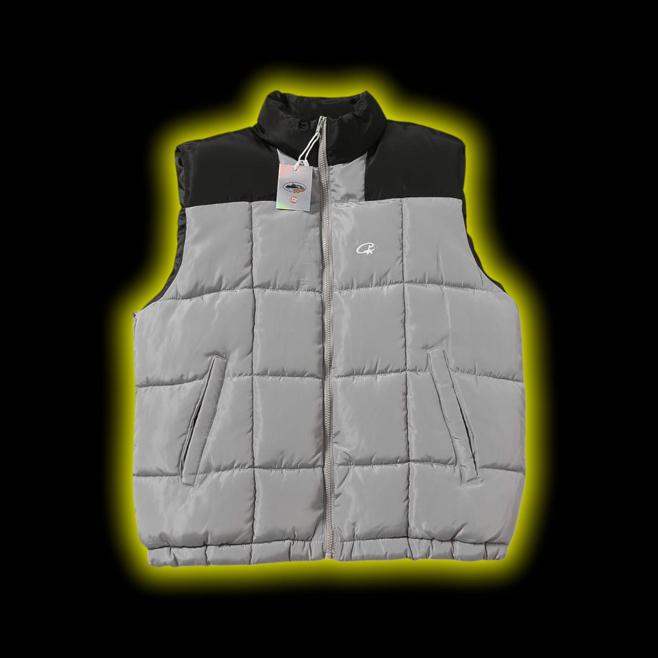 Corteiz Puffer Vest Grey