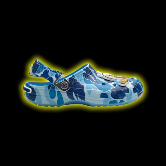 Bape X crocs Blue