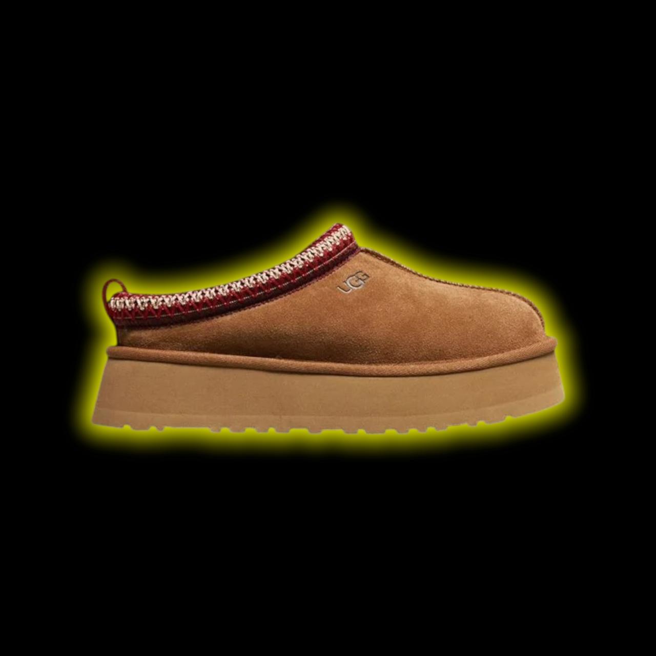 UGG Tazman Slippers "Contrast Stitch" Black